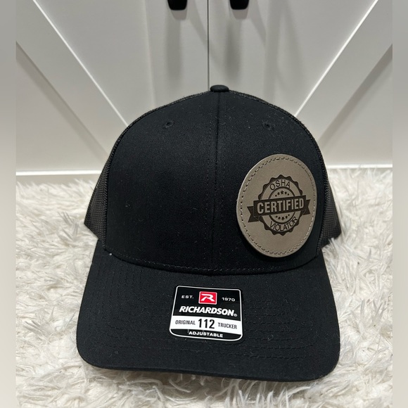 Trucker SnapBack Richardson 112 Hat. OSHA - Picture 2 of 2